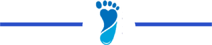 Minimal Shower Sock footprint logo design